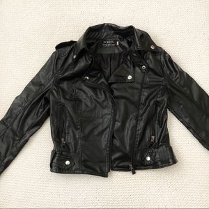 Faux Leather Jacket